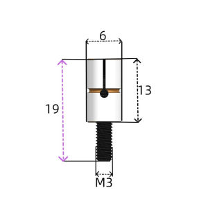 WHPHous | For Mold CNC Inner Diameter Expansion Pin Quick Locating Inner Support Chuck Inner Hole Expansion Pin Of Internal Support