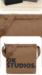 ZGEN17 Korean Fashion Crossbody Bag for Women Canvas Bag Versatile Shoulder Bag Campus Bag