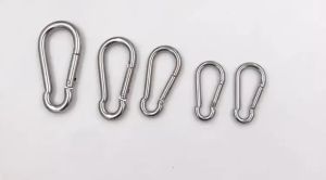 304 Stainless Steel Carabiner Heavy Duty Outdoor Spring Snap Hook Durable and Stain-resistance