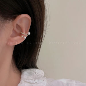 Elegant Pearl Clip-On Earrings for Women Luxury Design No Piercing Required Unique Small-Batch Fashion Jewelry Accessories