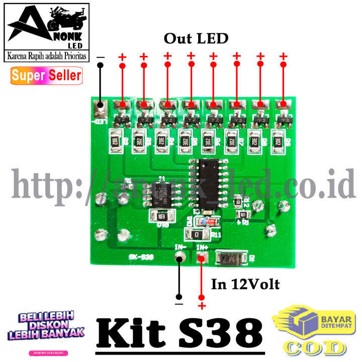 Kit Modul Strobo Channel Kit Modul Led Bk S Modul Running