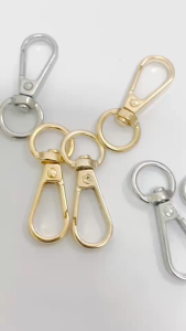 ตะขอ ห่วงสปริงล็อค ห่วง เงิน ทอง พวงกุญแจ ของตกแต่งชิ้นงาน อุปกรณ์งานฝีมือ DIY