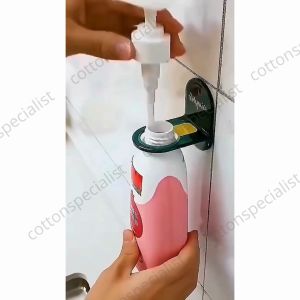 [ READY STOCK ] 1pcs Shower Gel Bottle Holder Wall mounted Shampoo Hook Seamless Shower Gel Rack Shelf Soap Storage Rack
