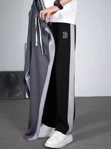 MKShop Korean Casual Pants Men Tracksuit Elastic Stretchable Loose Straight Drawstring Sports Pants Seluar lelaki [B210]