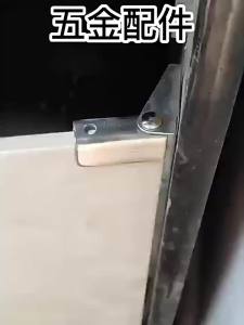2Pcs Non-perforated Glass Door Hinge Display Cabinet Glass Cabinet Side Mounted Stainless Steel Hinge Furniture Hardware