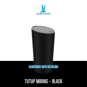 Albatross Tempat Sampah Mobil Portable Premium Quality Car Trash Bin / Trash Can - Tutup Miring & Rata - Bahan ABS PPU - Ukuran 8.5x6.5x16.5CM - Tidak Bocor - Dapat Dicuci - Albatross Auto Detailing