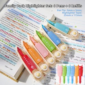 SANNIANERBAN | Note Highlighter and Corrector Study Tool