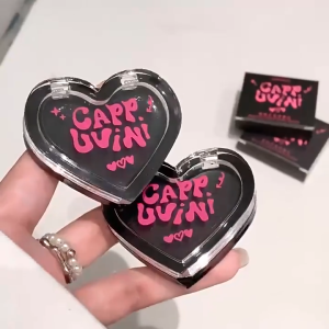 ขายดี ครีมบลัชเชอร์ บลัชออนรูปหัวใจ Cappuvini เปลี่ยนสีตามอุณหภูมิ แต่งหน้าอย่างเป็นธรรมชาติ