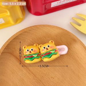 QIUZHISE | Cute Foodie-shaped Hair Clip