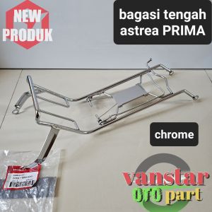 BAGASI TENGAH HONDA ASTREA PRIMA RAK JEPIT HONDA PRIMA WARNA CHROME