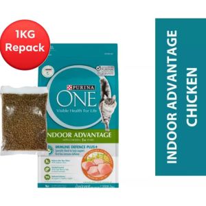 Purina One 1KG Repack Premium( Kitten / Healthy Adult / Indoor Advantange/Urinary ) Cat Dry Food/Makanan Kucing