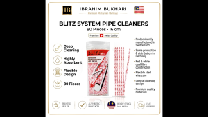 Blitz Cotton Fibre Precision Cleaning Sticks Red White Flexible Wire Core 80 Pieces