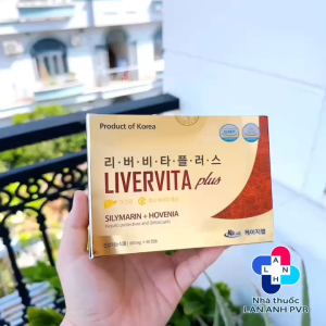 LIVERVITA PLUS (Hàng nhập khẩu) - Viên uống hỗ trợ giải độc gan từ Hàn Quốc.