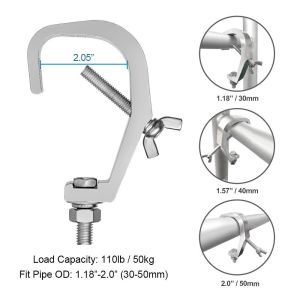 5PCS LED Light C CLamp Hook Aluminum Alloy Stage Light Hook For LED PAR / Moving Head / Laser Wholesale Available