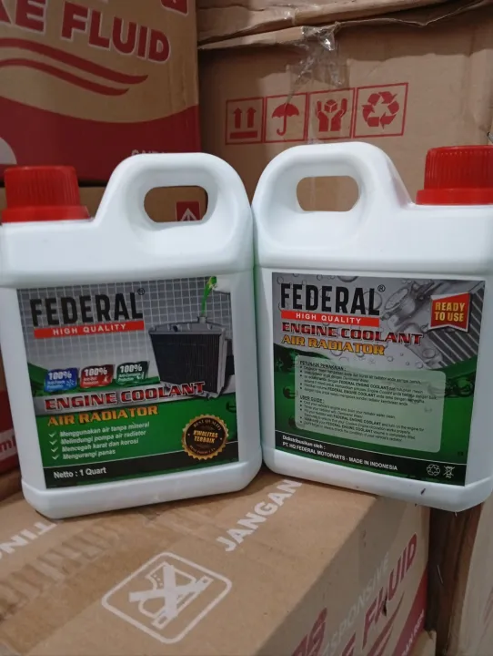 Air radiator federal 1liter / air coolant federal motor dan mobil ...