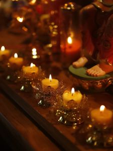 HENANSHENGZHONG | Buddhist Altar Long-Lasting Lotus Oil Lamp