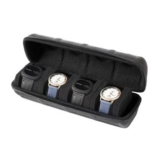 Watch Box Organizer for Men or Women Watch Travel Case Portable Storage Watch Display Holder for Wristwatches and Smart Watches