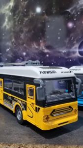 Mainan Anak Bus Telolet Remote Control Bus Basuri Buka Pintu Batre Cashger