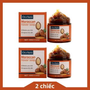Xà Phòng Tắm OCEAURA Morocco Làm Sạch Sâu Các Tạp Chất Trên Da Phù Hợp Với Mọi Loại Da Chăm Sóc Cơ Thể Tươi Mát Dưỡng Ẩm.