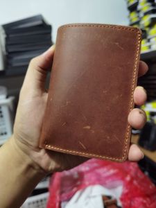 Dompet Kulit Berdiri crazy horse free custom nama type axie