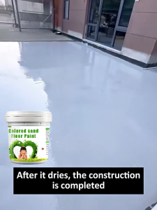 50 years no yellowing❗ Epoxy Floor Paint floor paint for cement High Hardness Wear-Resistant Floor paint Pebble Wash Paint Epoxy Colored Sand Floor Paint poxy paint for flooring Imitation Marble Stone Texture Paint Exposed Aggregate Paint