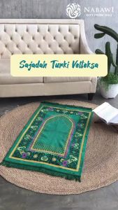 Sajadah Turki Turkey Velteksa Besar Bahan Bulu Souvenir Oleh Oleh Haji dan Umroh