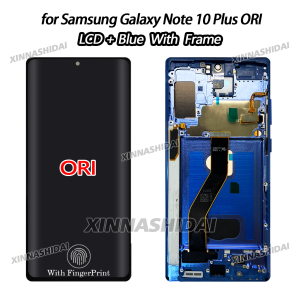 Super AMOLED For Samsung Galaxy Note 10 Plus N975F N975DS LCD+Touch Screen Note10+ N975 Display Digitizer Replacement With Frame