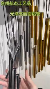 กระดิ่งลมโชคลาภ เพิ่มความเฮง ของแต่งบ้านสายมู วัสดุอลูมิเนียม 12 ท่อ ช่วยเสริมฮวงจุ้ย และความโชคดีเข้ามาในบ้าน