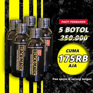 5 PCS NEW BLACK MAGIC PERMANEN PENGHITAM DASHBOARD BODY MOTOR PERMANEN