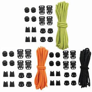 Versatile 17Pcs Climbing Carabiners and Quickdraws Set with Elastic Rope for Hiking Camping and Outdoor Sports