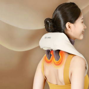 YunKangBao Neck Massager Shoulder Neck Relaxing Device Back Massager 337 Tension Relief Kneading Heat Therapy Vibrating