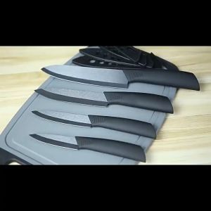 ชุดมีดทําครัว มีดทําคร้ว มีดเซรามิก สีสัน สวยหรู [มีดชุด Black Edition]