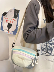 Balo Thể Thao Ngoài Trời Đơn Giản Thời Trang Thường Ngày Màu Tương Phản Mini Đeo Vai Nhỏ Túi Đựng Điện Thoại Di Động Du Lịch Đa Năng