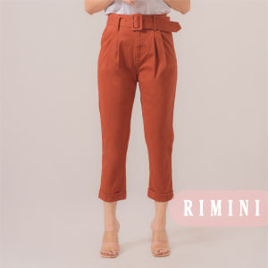 RIMINI - Celana Wanita Panjang Katun Formal Highwaist BigSize Size XS-3Xl - Rekha Pants 85546