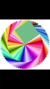 100 Tờ Giấy Origami Hình Vuông Hai Mặt 8mm Màu Trơn Dành Cho Trẻ Em Làm Thủ Công Scrapbooking Gấp Hình