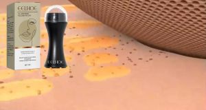 EELHOE  Oil Absorbing Roller Volcanic Face Roller Stick Membersihkan minyak dan pori-pori Blackhead and Acne Removal Penyerap Minyak Wajah Massage Portable Face Roll