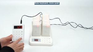 Retekess TD158 Wireless Guest Paging System - Set of 20 Coaster Pagers Upgrade for Restaurants Cafes Bars Clinics Food Trucks