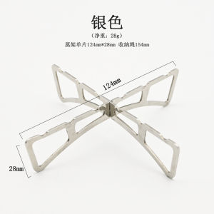 Giá Đỡ Nồi Hấp Bằng Thép Không Gỉ Chống Trượt Cho Bếp Ngoài Trời Giá Đỡ Nồi Gấp Giá Đỡ Lưới Hấp Hình Chéo Phụ Kiện Bếp