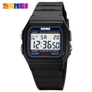 SKMEI 2042 Sports Watch for Men Waterproof Chrono Military LED Display Mens Digital Wristwatches Date Week Clock Reloj Hombre
