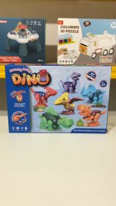 Mainan Anak ASSEMBLY SERIES DINO 1012B-8 Mainan DIY Puzzle Dino installation Puzzle Mainan Anak Perempuan - Mainan Anak Laki Laki