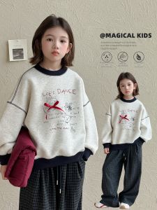 SQTN.KIDS | Áo Hoodie Thiết Kế Mới Thời Trang Cho Bé Gái