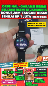 JAM TANGAN REEBOK SMARTWATCH PRIA SMARTWATCH WANITA REEBOK RV-AF2-UO-PBIB-BB - MEN WOMEN LA - RESIN BAND - HITAM - JAMDUNIA / JAM DUNIA JD18 # JAM TANGAN PRIA JAM TANGAN WANITA JAM TANGAN SMARTWATCH $ REEBOK ACTIVE FIT JAM TANGAN DIGITAL S003