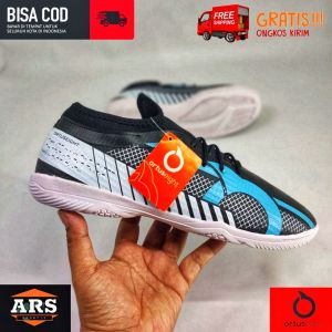 Sepatu futsal ortuseight jagosala Rampage V2 sudah jahit free kaos kaki/ sepatu futsal Ortus terbaru murah berkualitas