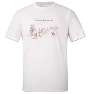 Enjeolon | Cool Touch Retro American Print T-Shirts Summer Men