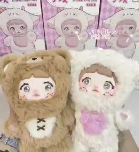 39[Geniuse]Nommi Loveliness Never Ends Series Blind  Bag Pendant Room Decor Nommi Anime Figure Girl Gift Surprise Toy Vinyl Plush Doll Blind Action Figure Fashion Doll Pendant Anime Peripl Toy Ornament Birthday Gift for Girl