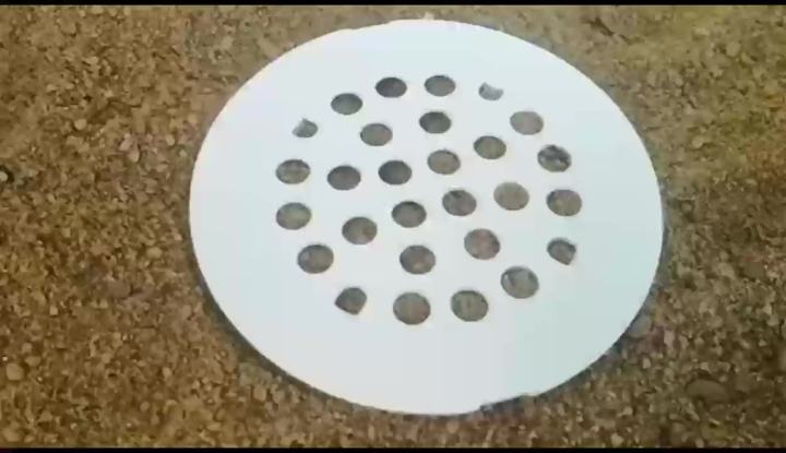 Moen 102763WR Kingsley 4-Inch Screw-In Shower Straine, Wrought Iron