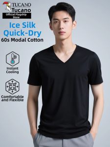 TUCANO | Ice Silk Modal Mens T-Shirt Thin Short Sleeve