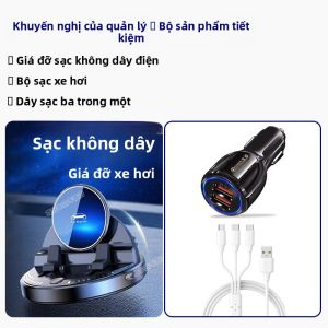 FLAME LIGHT | Giá Đỡ Điện Thoại Ô Tô Sạc Không Dây Có Chức Năng Điều Hướng