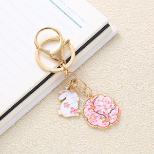 Creative Mid-Autumn Festival Moon Rabbit Keychain Pendant Ornament Gift for Best Friend And Friend Festive Souvenir