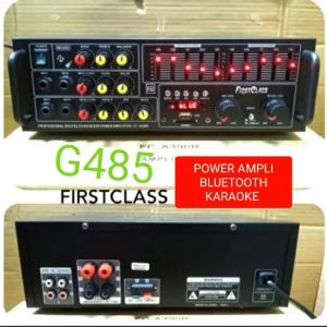 G485 ORIGINAL POWER AMPLI PLAYER EQUALIZER BLUETOOTH DIGITAL ECHO MIXER KARAOKE EFEK EQ MIXING BLUET